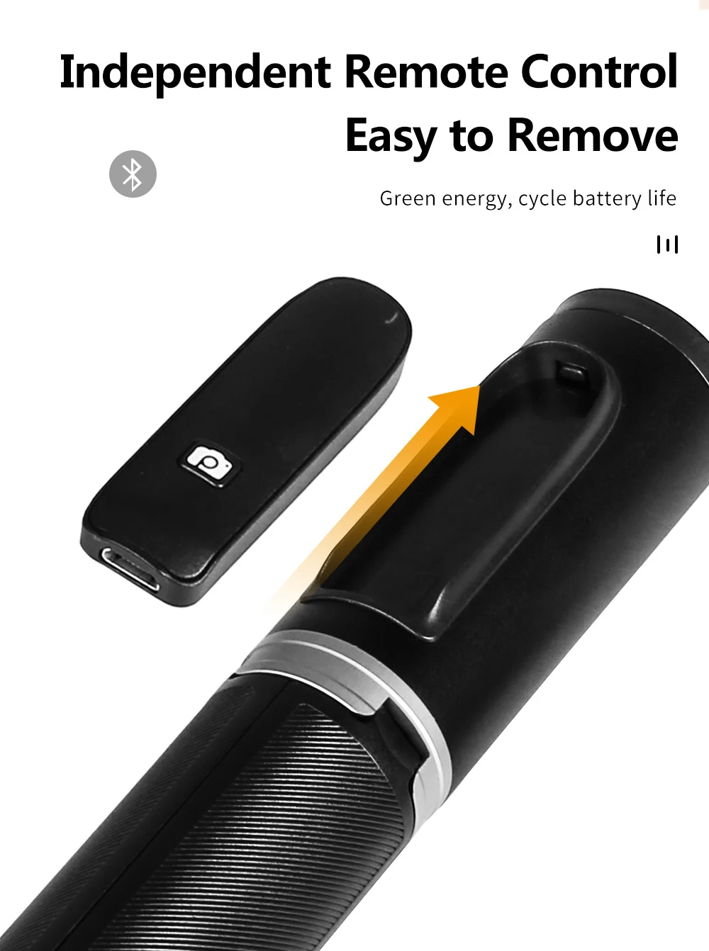 New Arrival Fashion Selfie Stick Flexible Retractable Wireless Remote Phone Camera Tripod Portable  Mini Trepied Tripod Stativ