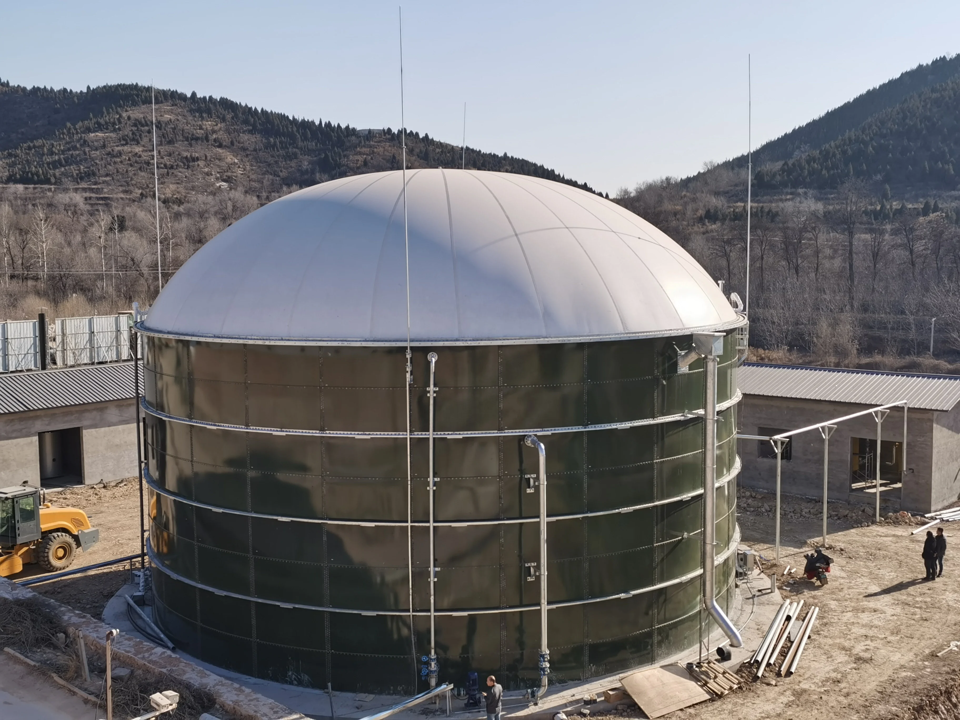 glass fused to steel tank liquid fertilizer tanks Leachate Treatment Plant
