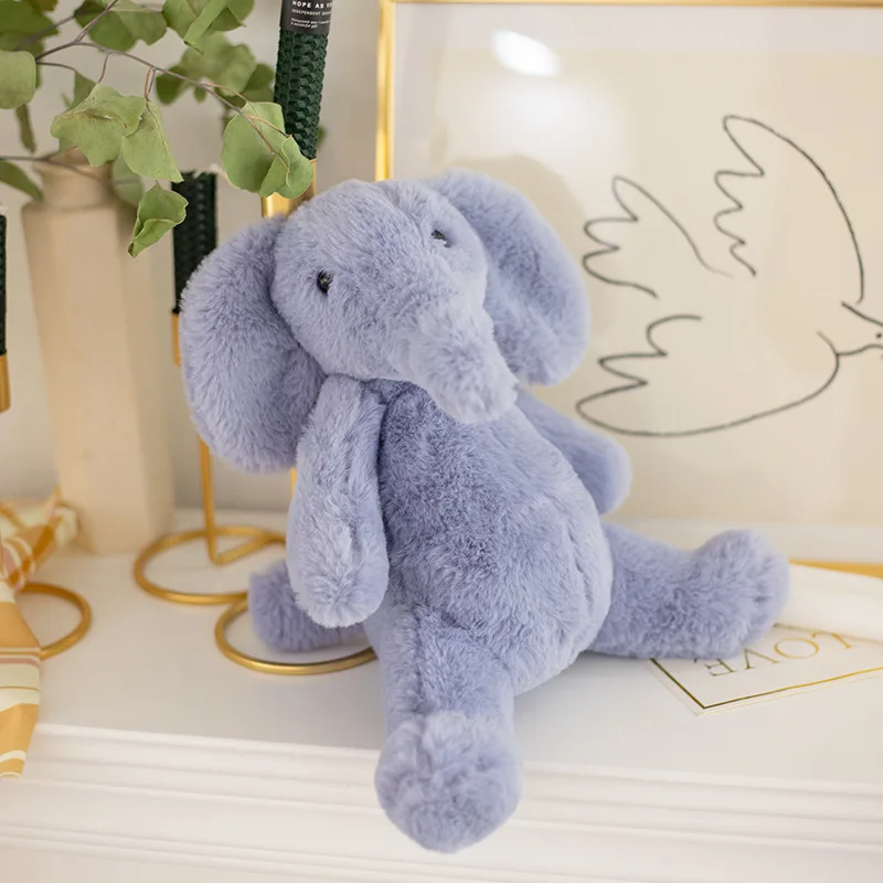 Hot Sale Cute Baby Elephant Pig Panda Bear Dinosaur Soft Stuffed Comforter Plush Animals Doll Toy