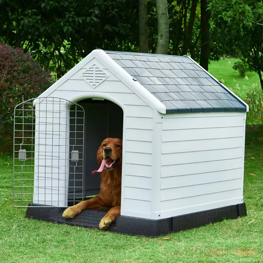 Joysing Plastic Kennel Pet Dog House Waterproof indoor Outdoor Animal Shelter