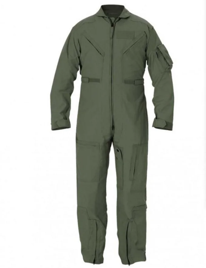 Aramid Fabric Flight Coverall Military Pilot Suit