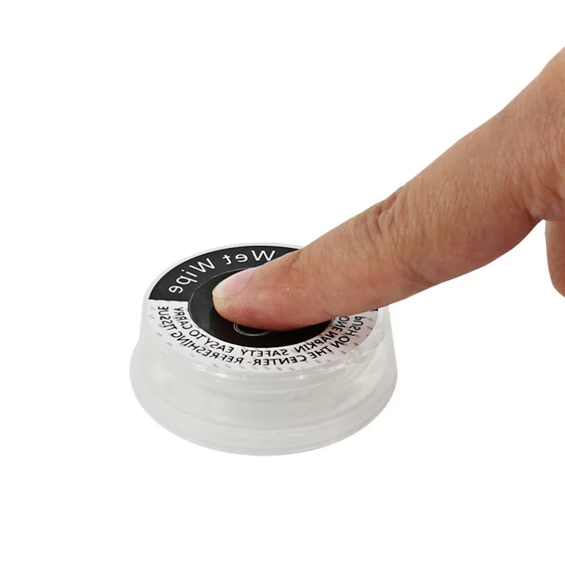 Push Wet Wipes Mini Magical Coin Compress Tissue Face Hand Cleaning Portable Disposable Compressed Towel