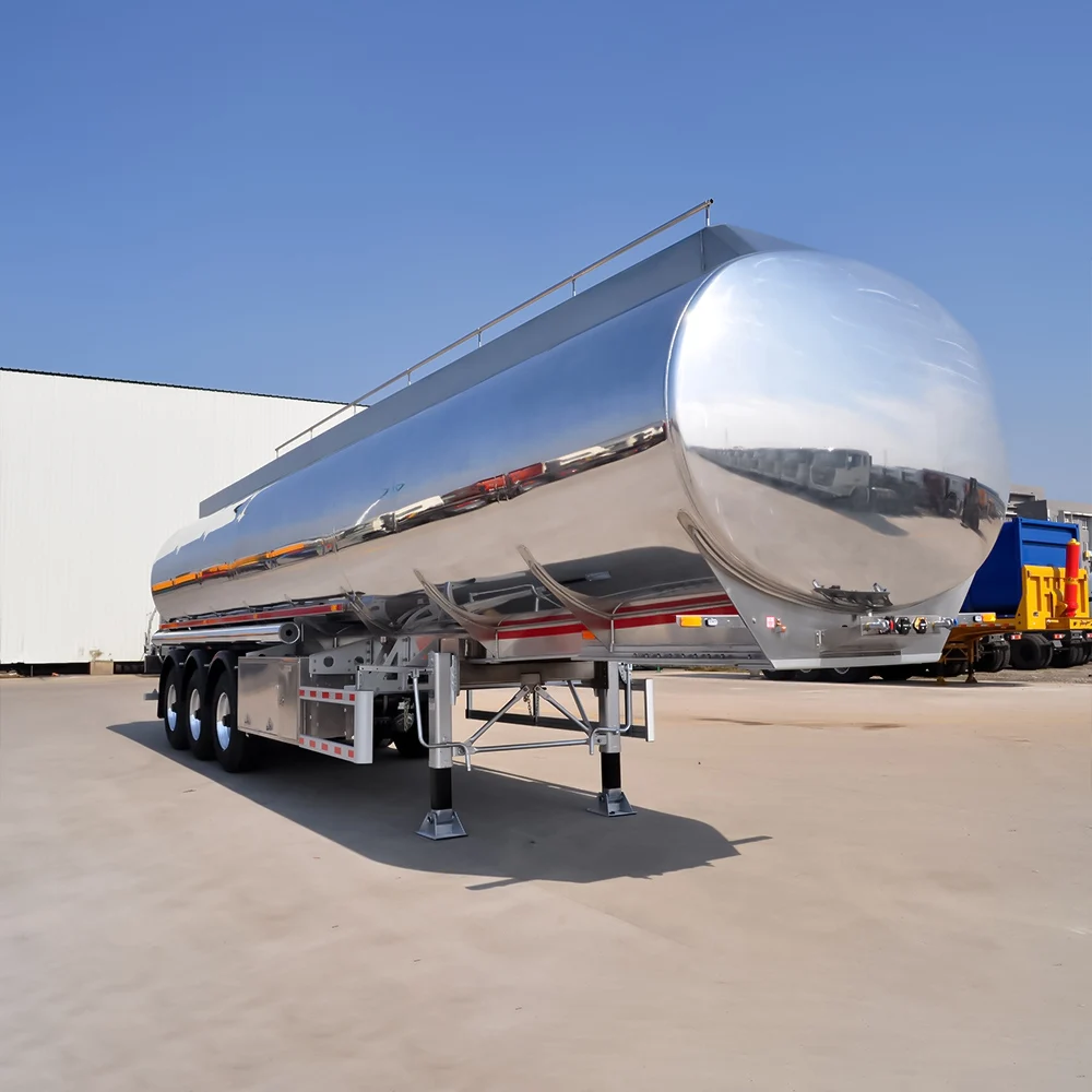 ZW Group 3 Axle Fuel Tanker Semi Trailer for Oil/Fuel/Diesel/Gasoline/Crude/Water/Milk Transport
