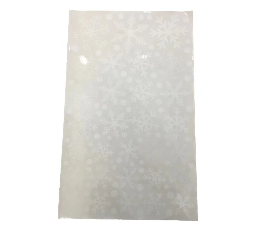 Креативные настенные наклейки со снежинками