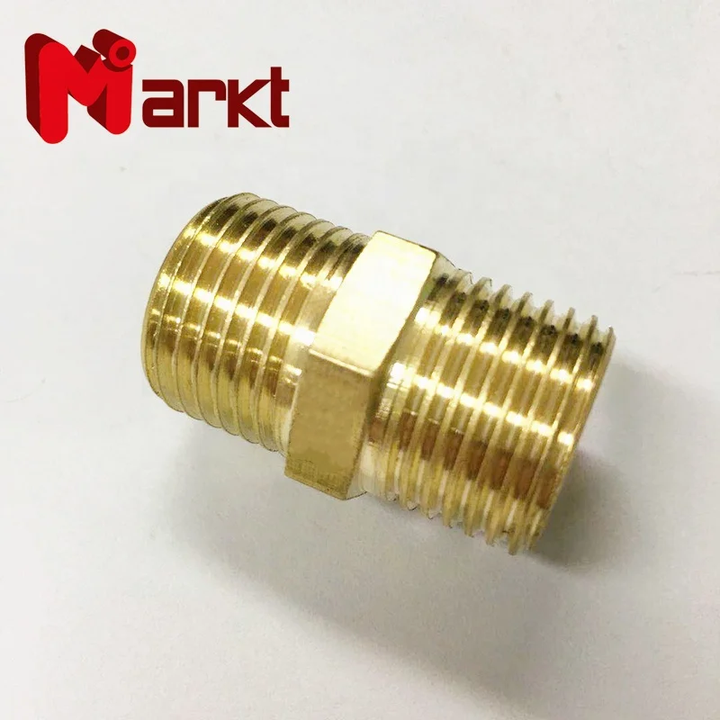 Easy installation convenient to transport and handle sound insulation brass nipple fittings