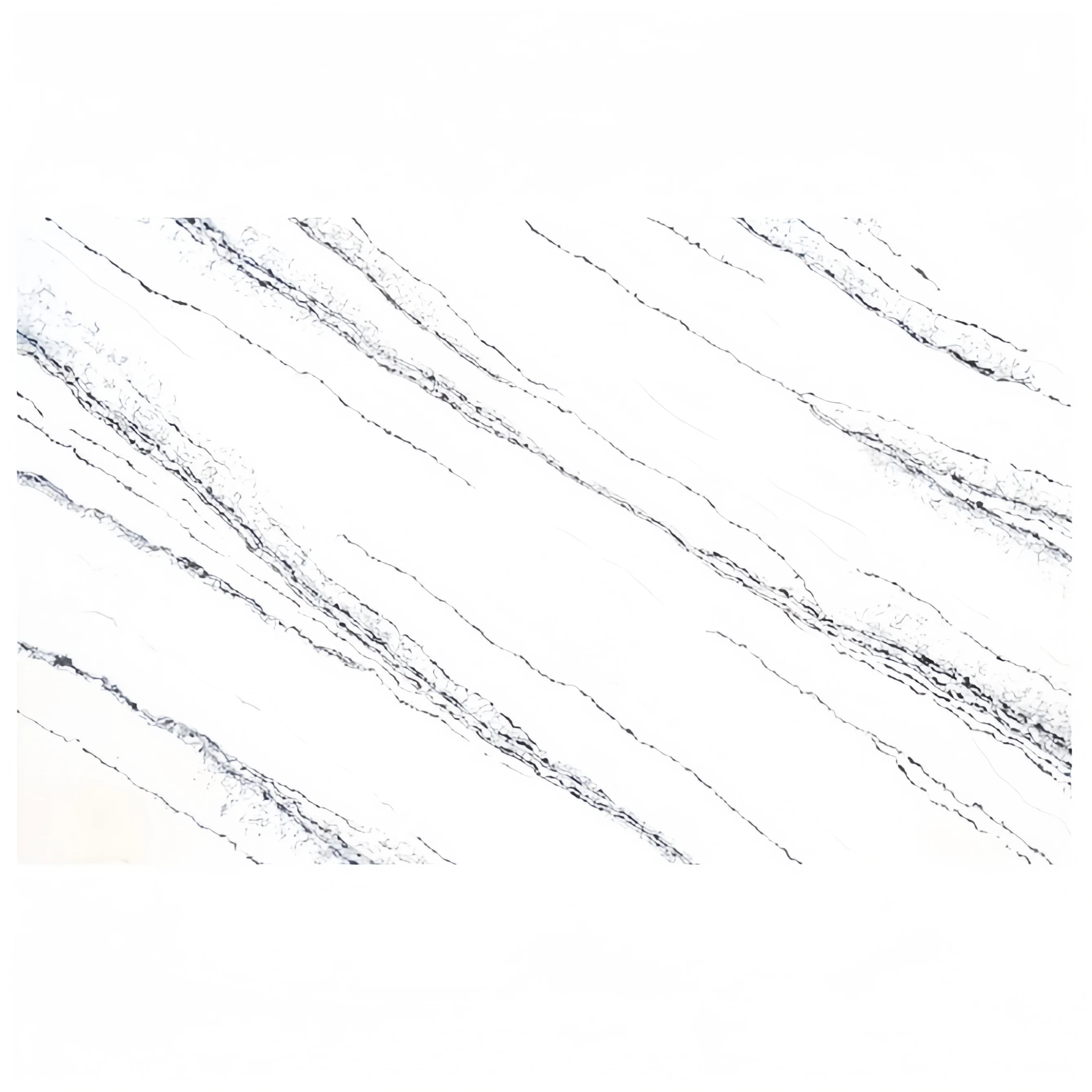 Engineered Polishing Quartz Slab Artificial 18 20 30mm Thickness Quartz Stone for Kitchen Countertop