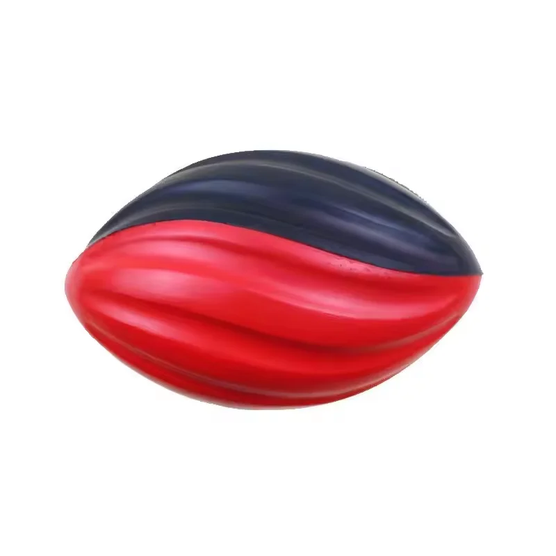 Custom Logo PU Foam Spiral swirl Football Rugby Stress Ball