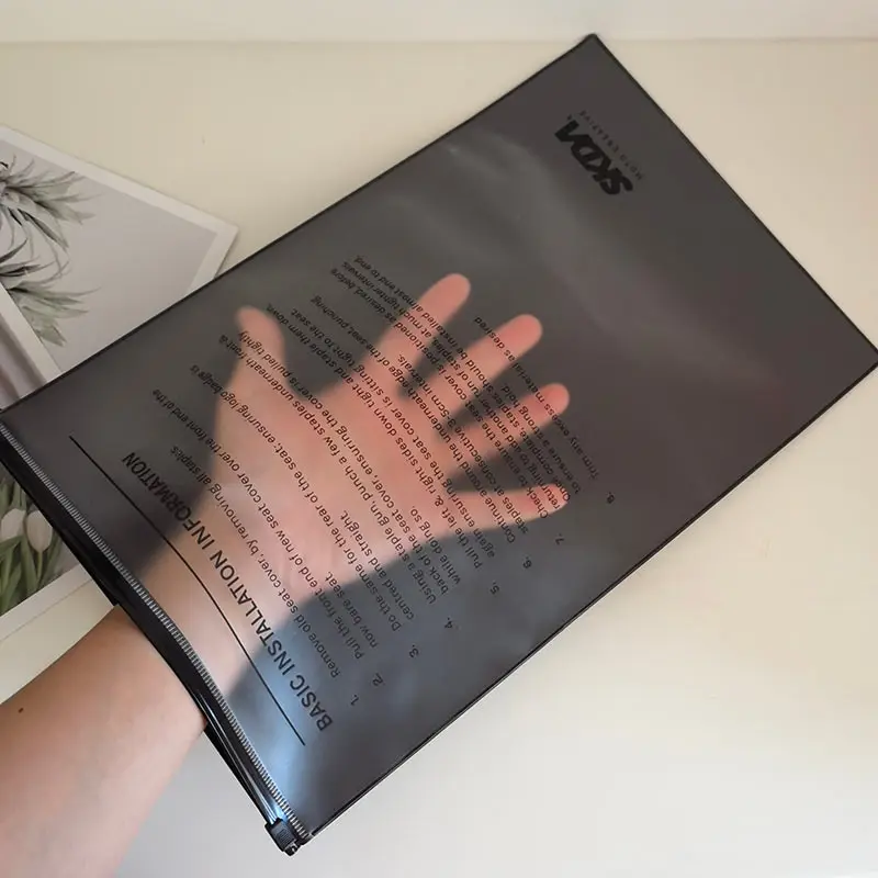 Zipper Bag Zipper Packaging Bags Hot Selling Eco Friendly Zipper Resealable Clothes Packaging Frosted Plastic Ziplock Bag