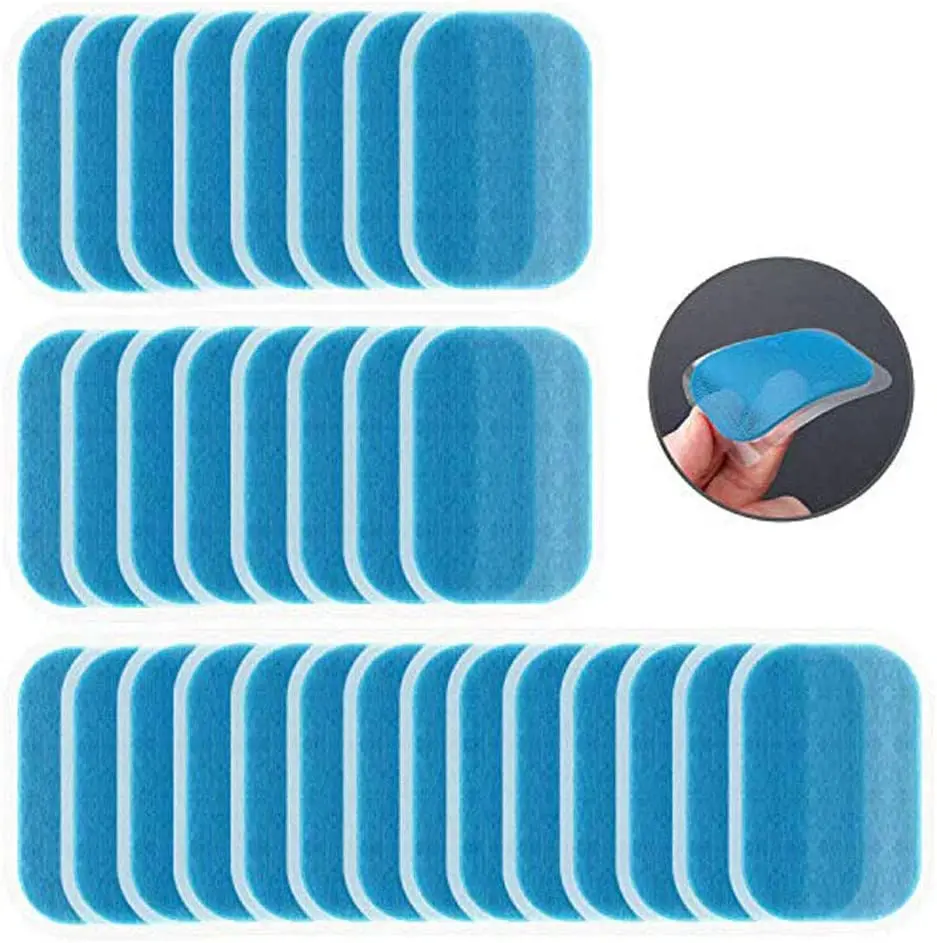 EMS Gel Pads Electrodes Gel Replacement Pads, EMS Trainer Gel Pads for Abs Toner, ABS Stimulator