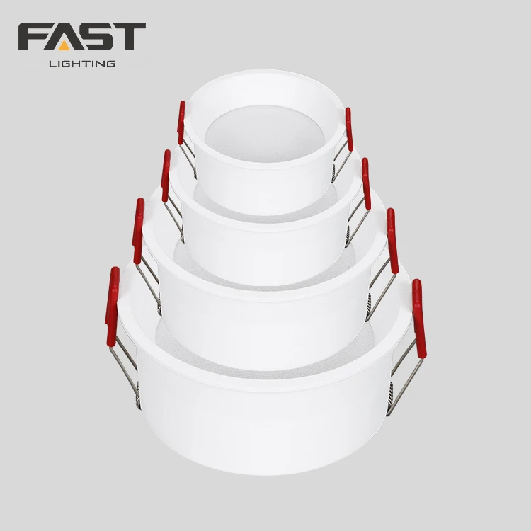 FAST Wholesale Price Indoor Recessed Embedded Commercial Aluminum Housing 5W 8W 15W LED Downlight