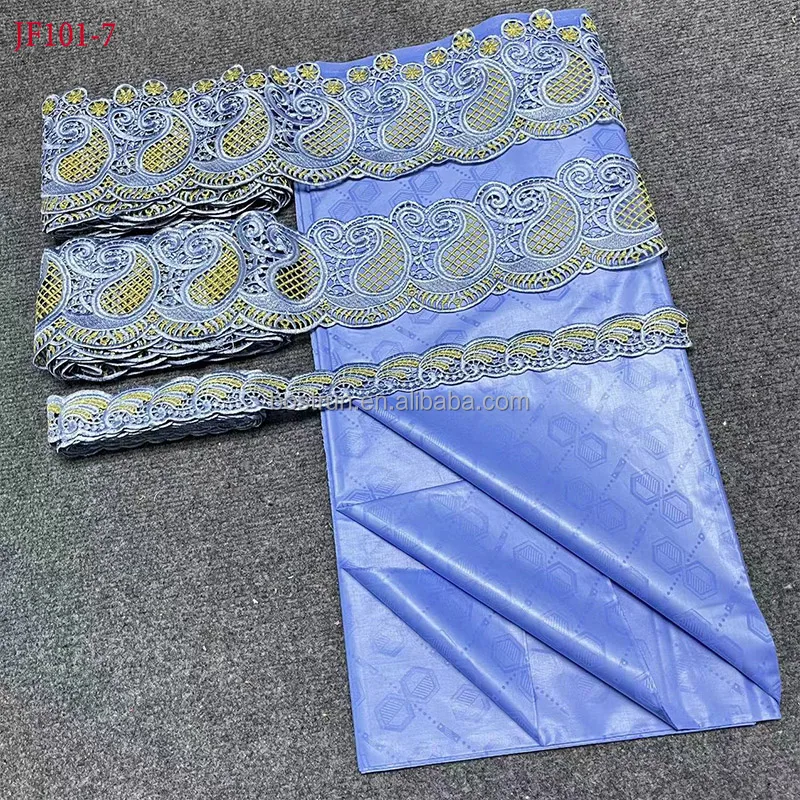 JF101 5 ярдов Высококачественный базин-Рише высокого качества однотонный