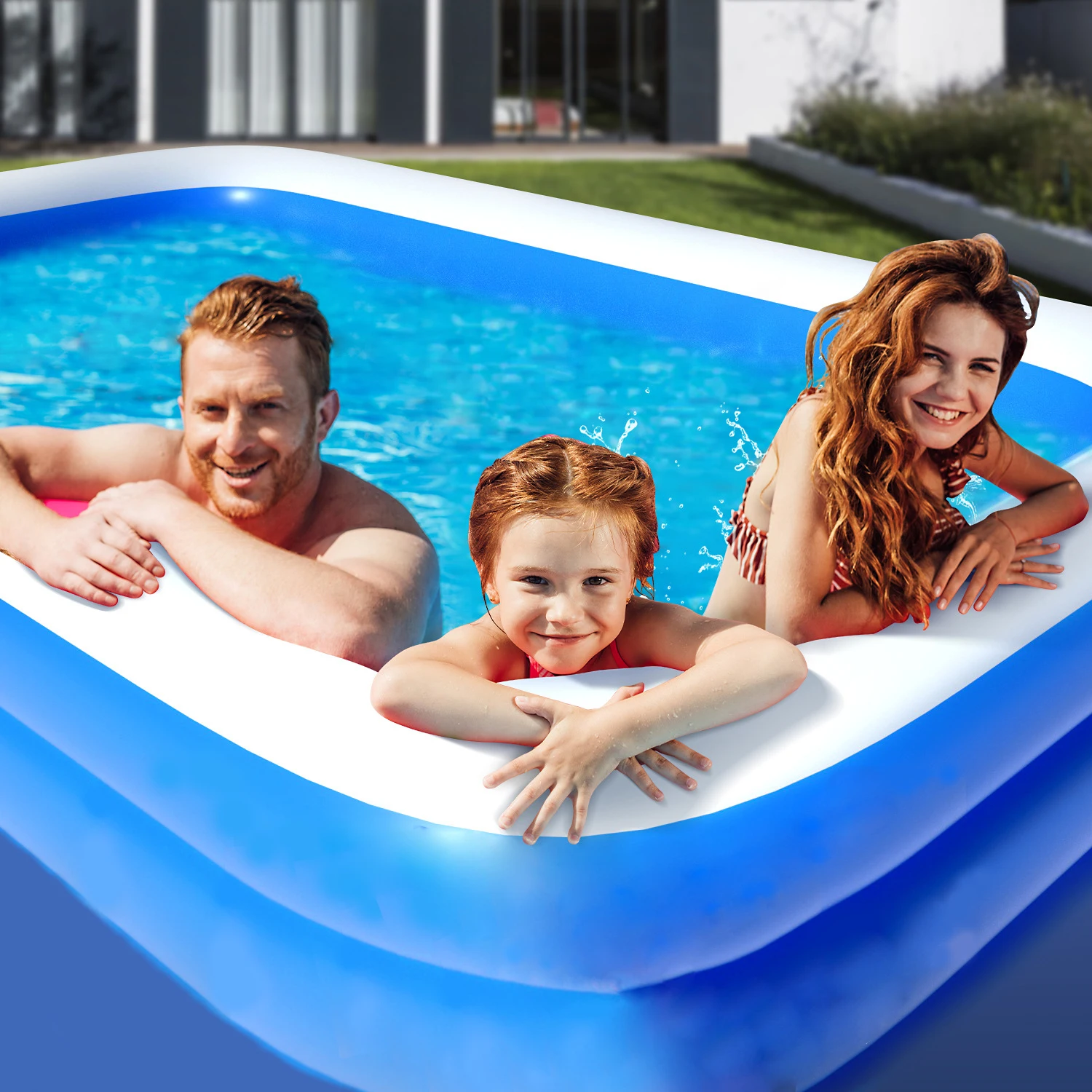 Home Family Kids Garden Shower Ice Bath & Piscina Inflatable Pool Swimming Outdoor