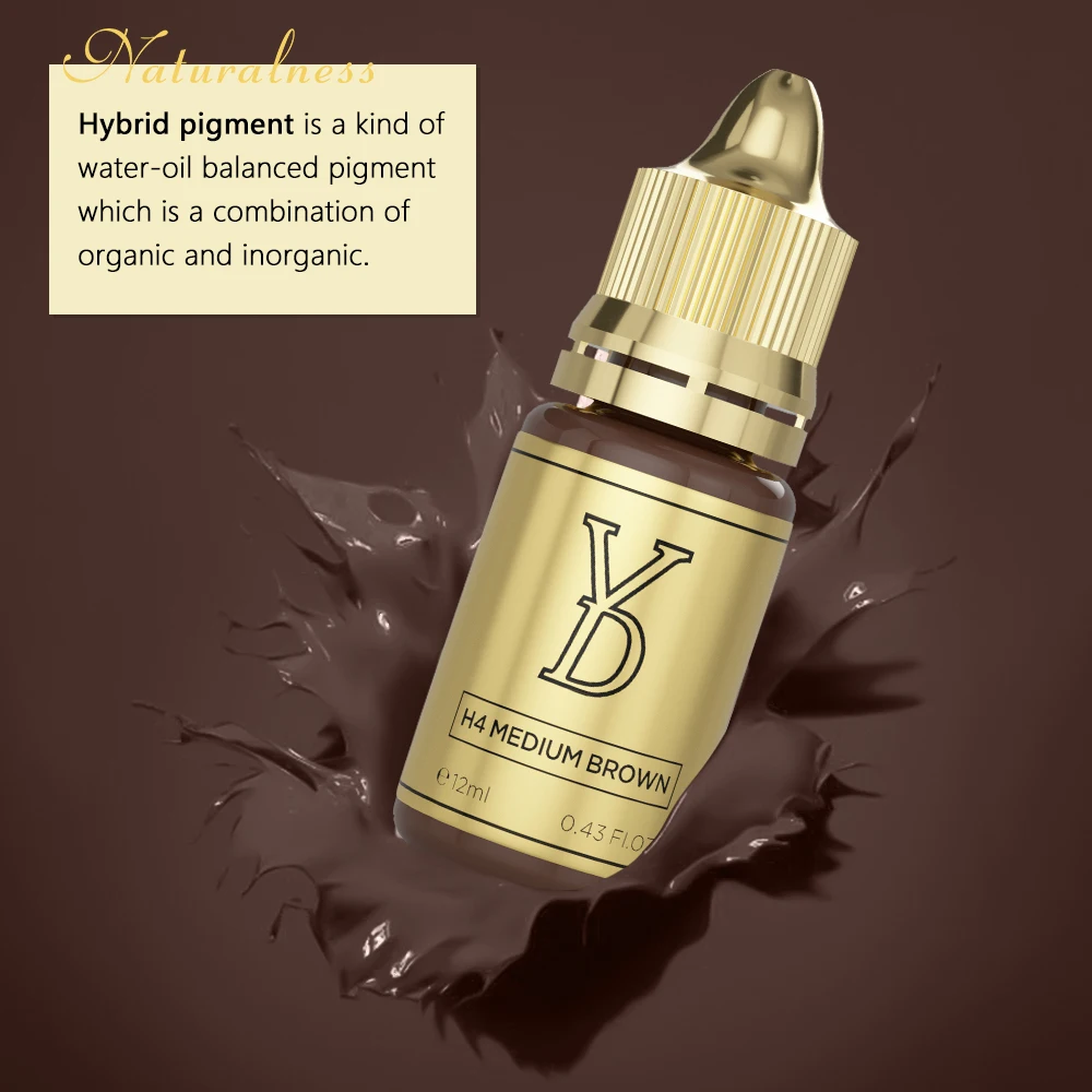 Naturaless12ml HYBRID Pigment 10ml for Semi Permanent Makeup Microblading YD Tattoo Ink Permablend