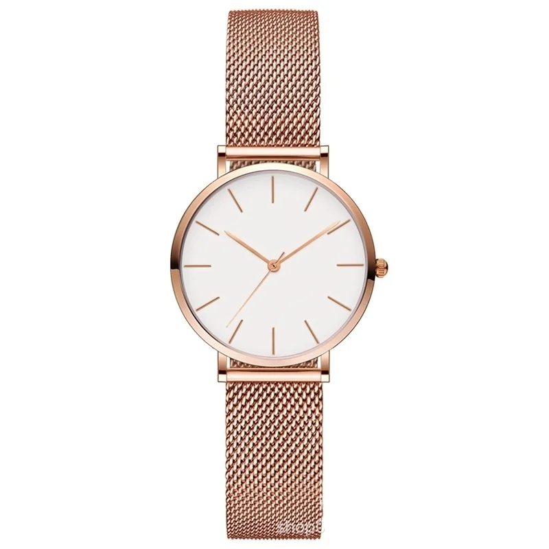 OEM пользовательский логотип 36 мм 40 мм женские и мужские часы сетчатый ремешок Ремешок Роскошные часы в стиле D W