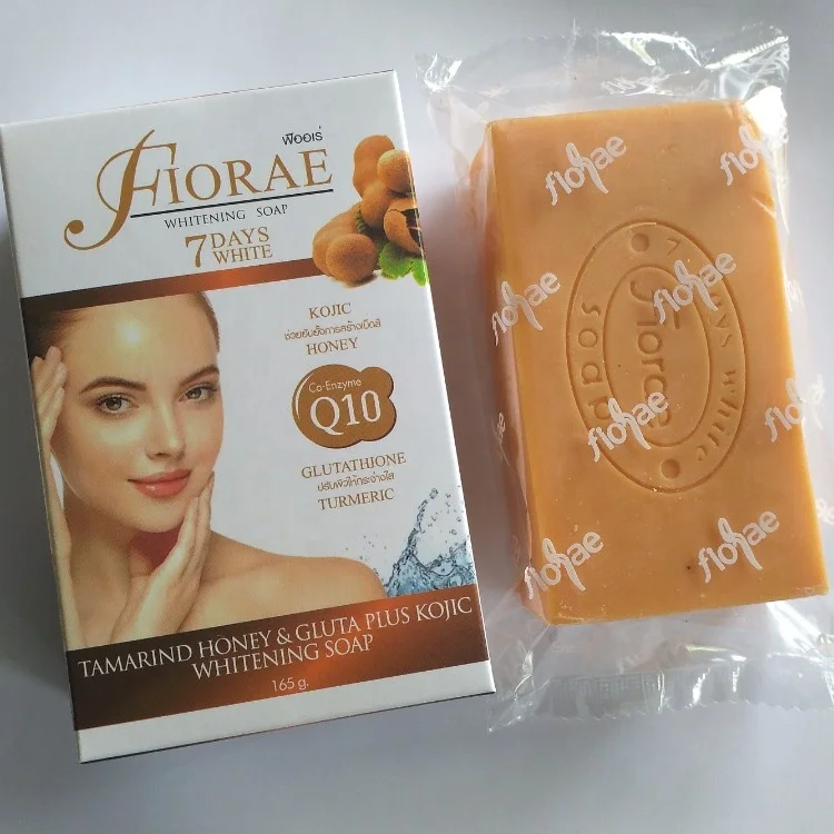 Натуральное японское очищающее кожу мыло kojic papaya