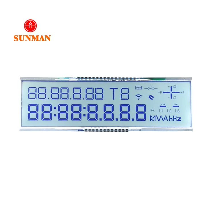 Фабрика Китая Лидер продаж пользовательские fstn металла булавки ЖК дисплей стекло для счетчик энергии