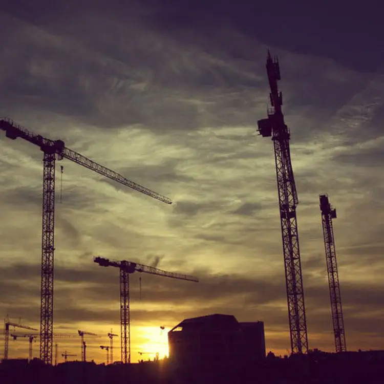 Hot Sale Durable High Standard construction  25Ton Flat Top Tower Crane