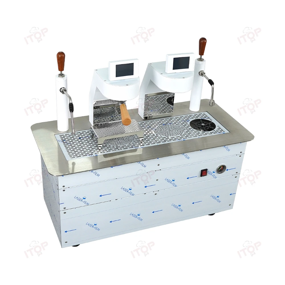 Fashion Easy Operating Double Group Commercial Desktop Coffee Machine Under Counter Espresso Machine