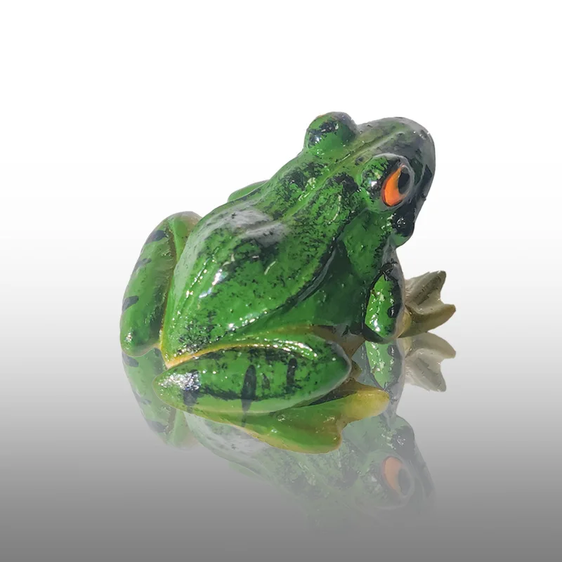 frog statue ornaments micro landscape frogs craft mini cute frog figures for fairy garden