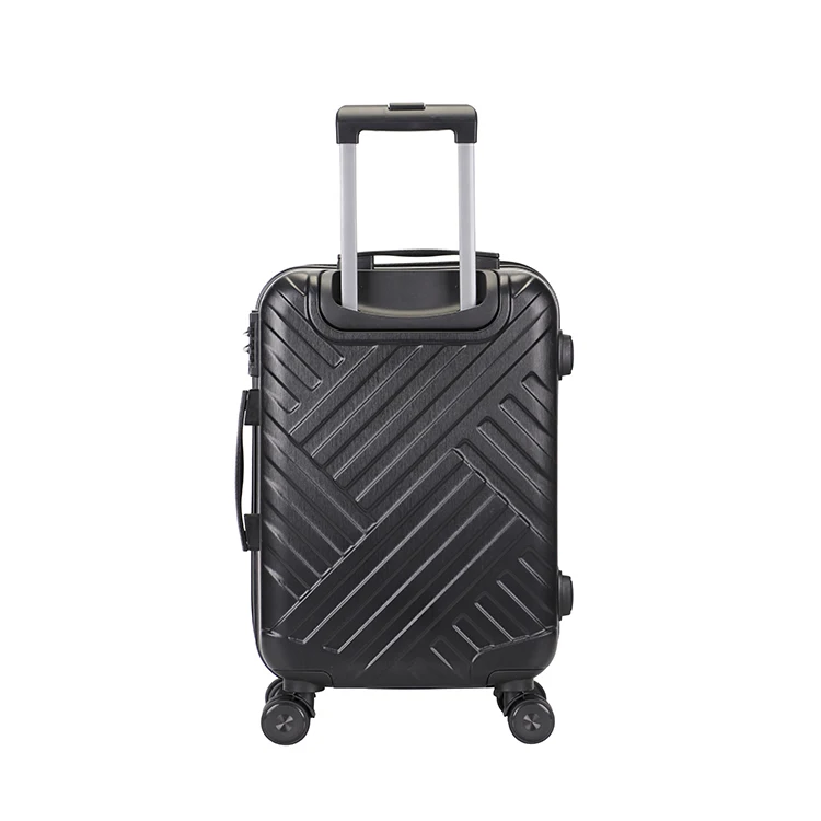 China manufacturer make wholesale suitcase black easy trip square universal product ABS luggage