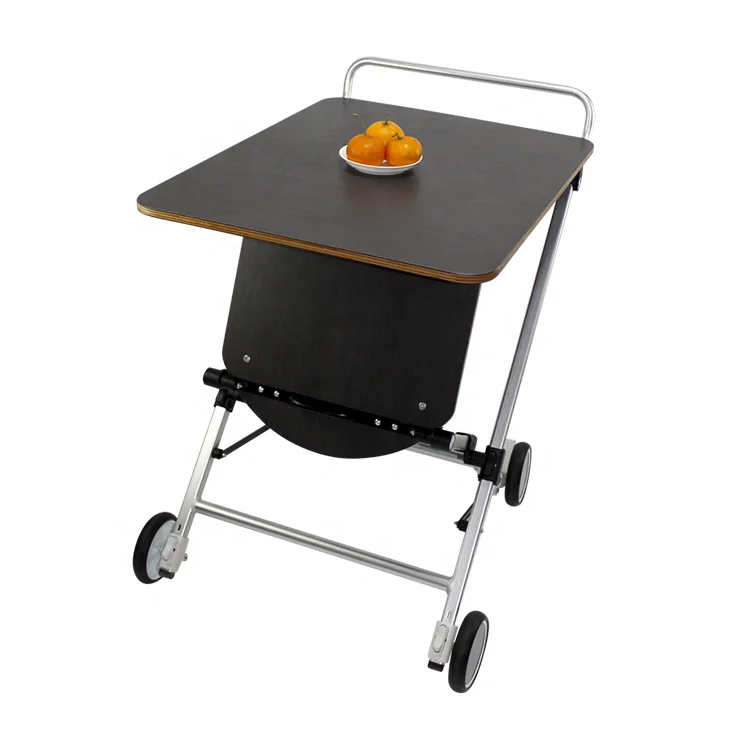 New Design Food Service Trolley Hand Carts Table Dining Cart For Hotel Kitchen