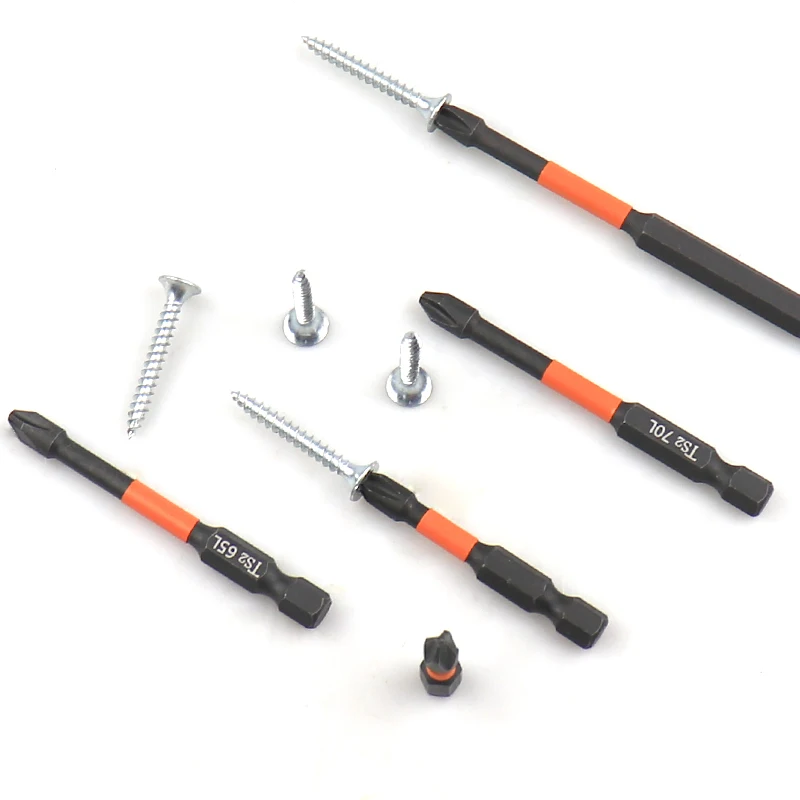 Electric Screwdriver Set 50 65 70 90 150mm Impact Strong Magnetic Batch Head Cross High Hardness Hand Drill Bit