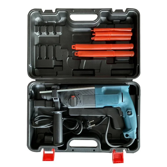 BOSAN 4 Function Brushless Cordless Rotary Hammer Drill Electric Hammer 2-26mm Impact Drill