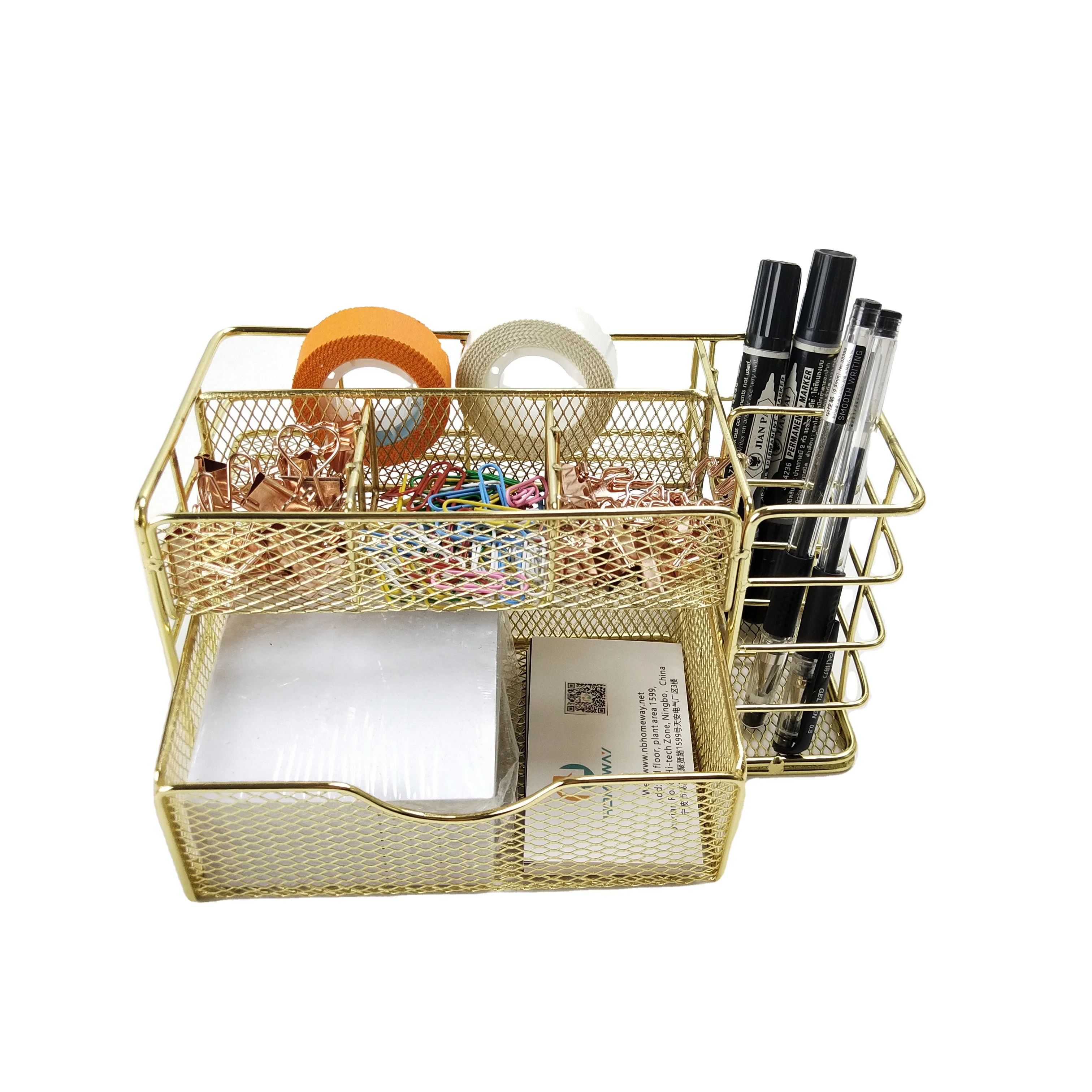 Home Office Desktop Accessories Multi-functional  Storage Container Pen Storage Holder Stationary Accessories Desk Organizer