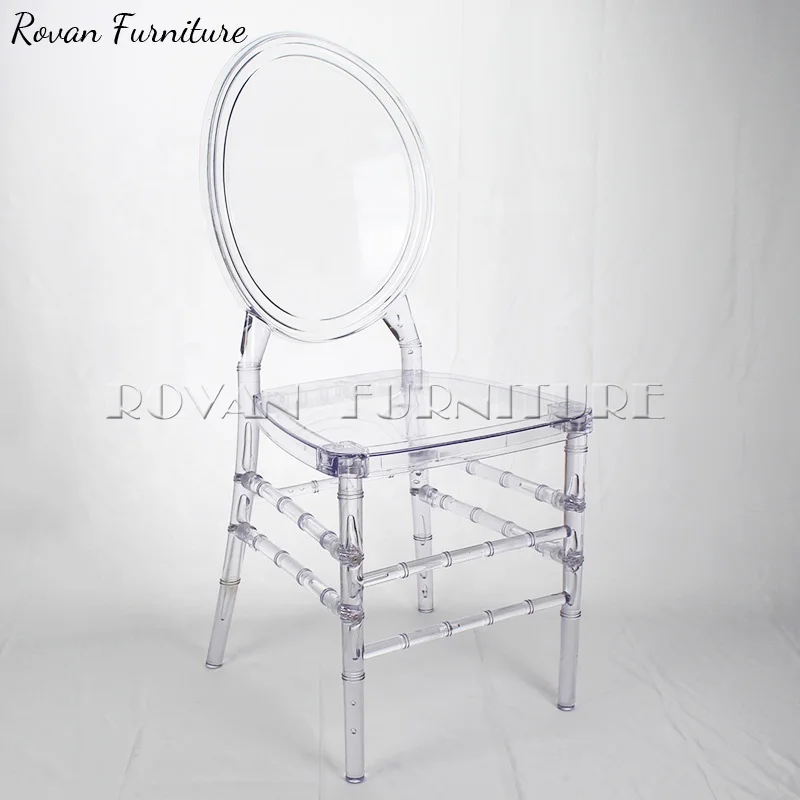 KD Design Wedding Party Tiffany Louis ghost  Hotel Acrylic stackable Chiavari Chairs For Event Wedding transparent chairs