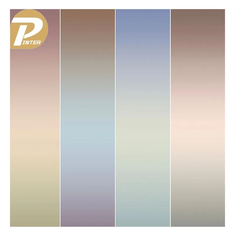 2024 Hot selling  Wholesale Custom Digital Print Ombre Design Satin Silk Fabric for Dress