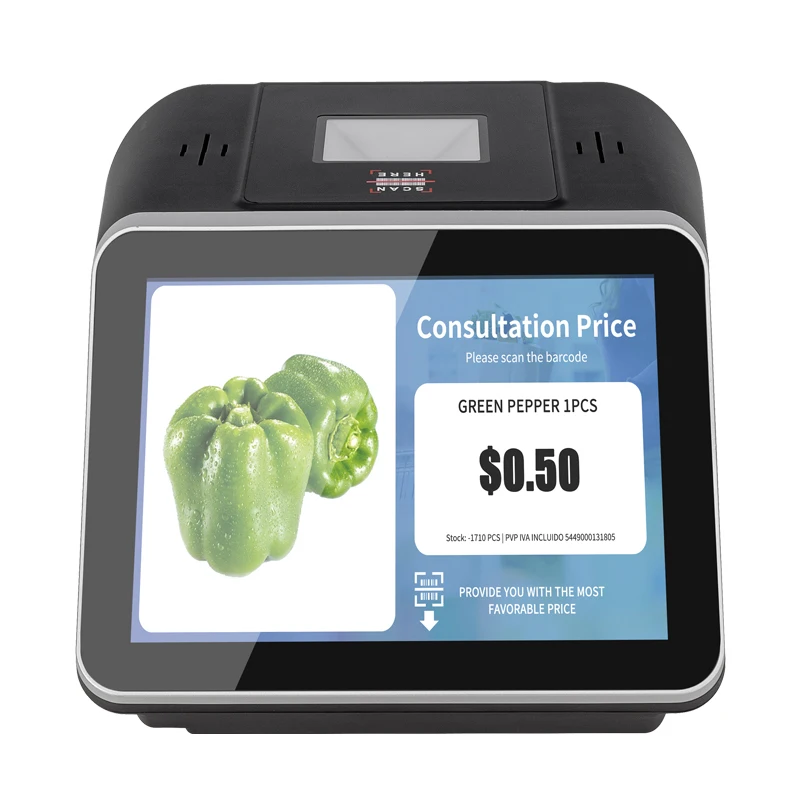 LICON Price Checker/Reader 8inch Android Price Verification Terminal Touch Screen Indicator Price Verifier For Supermarket