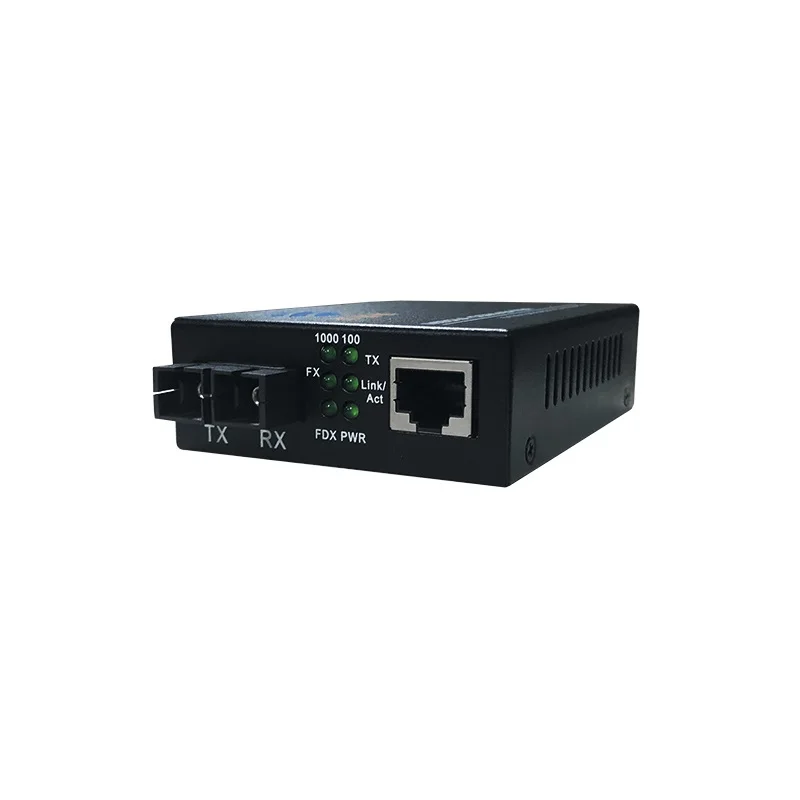 Wholesale Gigabit   20KM Transceiver Media Converter 1310NM  10/100/1000M SC Fiber Optical Media Converter for Data Centre