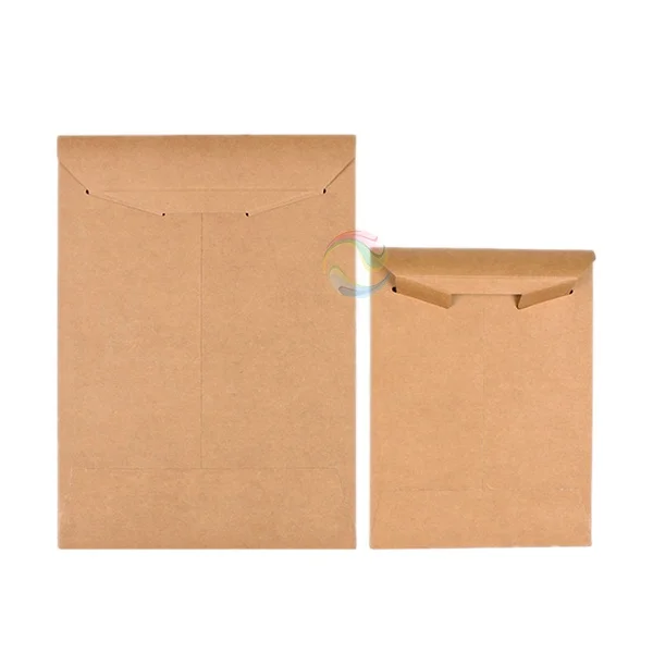 Luxury Custom A4 A5 Size Brown Kraft Paper Envelope Packaging
