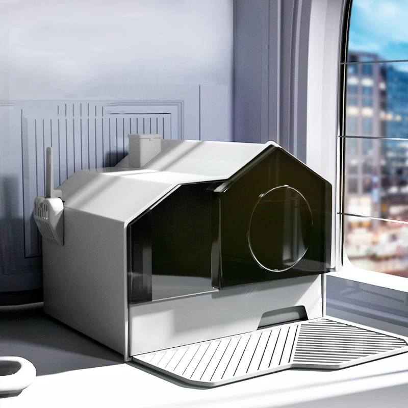 hot sale smart cat litter box multifunction anti-pinch automatic self-cleaning cat litter box