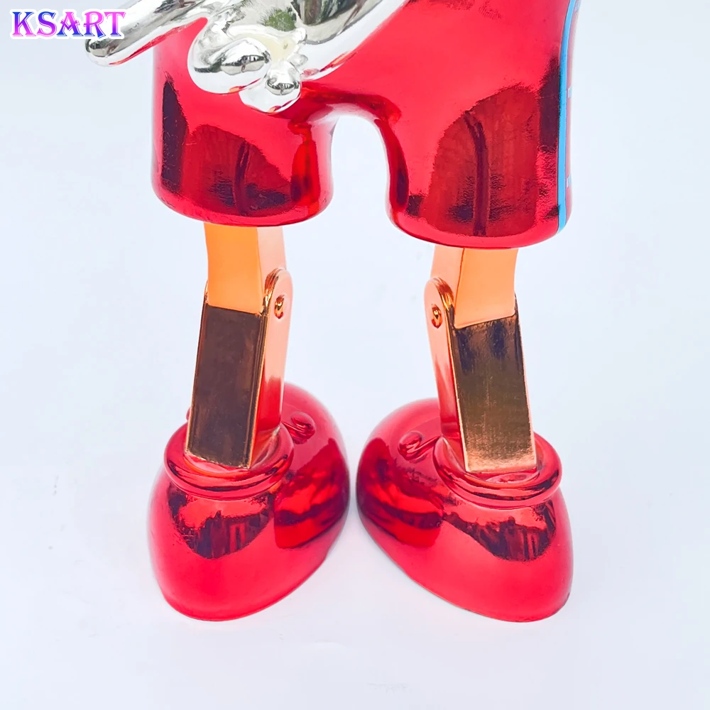 Pinocchio Sculpture Life-size Japanese anime cartoon high quality chrome plated character resin FRP puppet statue