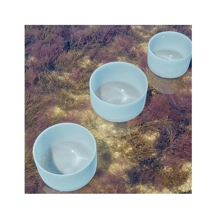 Удивительный звук, лидер продаж, красивые поделки, поющий драгоценный камень, сливающиеся гладкие хрустальные поющие чаши, Рождественский подарок