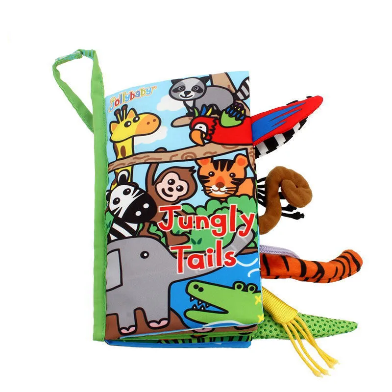 
jollybaby Interesting cloth books Multiplayer jungle graphics education books J001N 