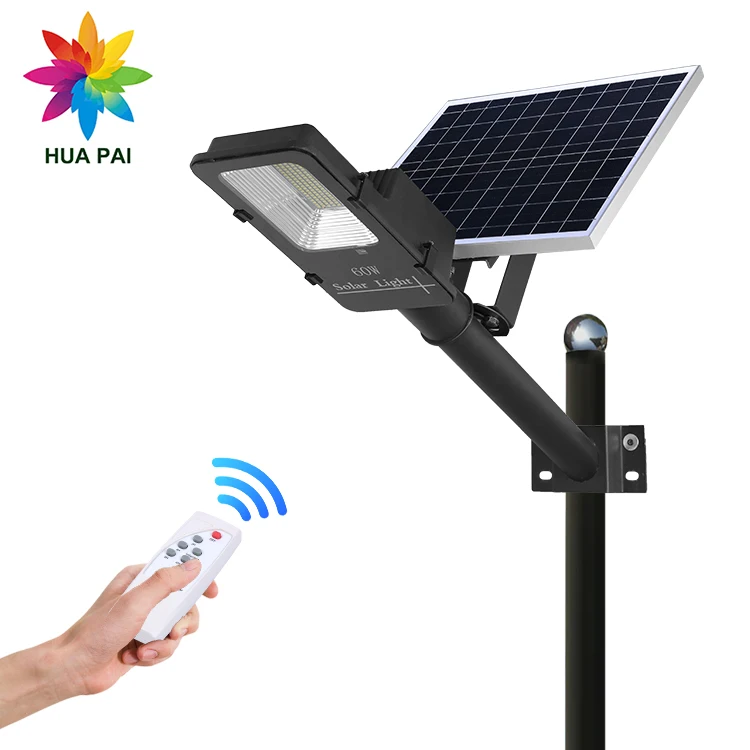 HUAPAI China Manufacturer Wholesale Energy Saving Outdoor 60w 100w 150w 200w LED Solar Street Light