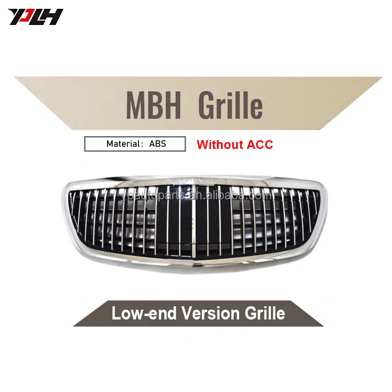 May Style Bodykit Facelift For Mercedes-Benz S Class W222 2014-2018 S680 Front and Rear Bumper Grille without ACC