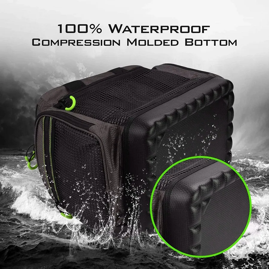 Custom Logo Waterproof Outdoor gear tackle box with cooler Fishing Gear Accessories Bag Fishing Tackle Bag