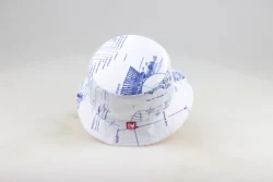 Reversible bucket hats  pain dyed digital print beach summer for man woman  versatile caps