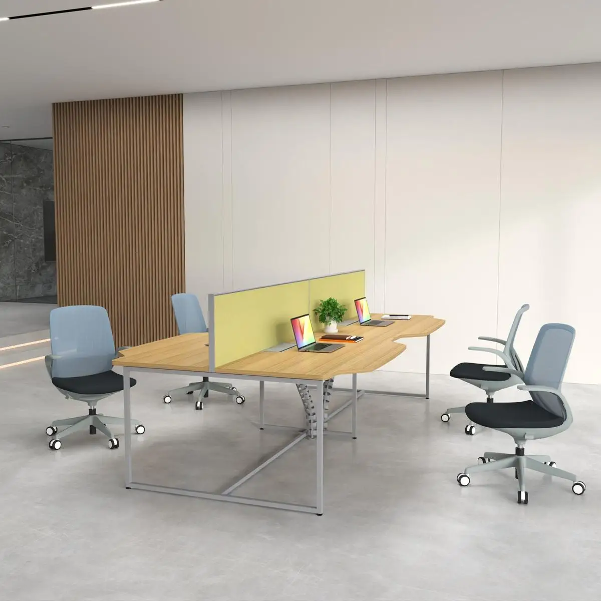 4 person 4 seater office desk workstation sit stand adjustable home electric lifting staff corner workstation office desk