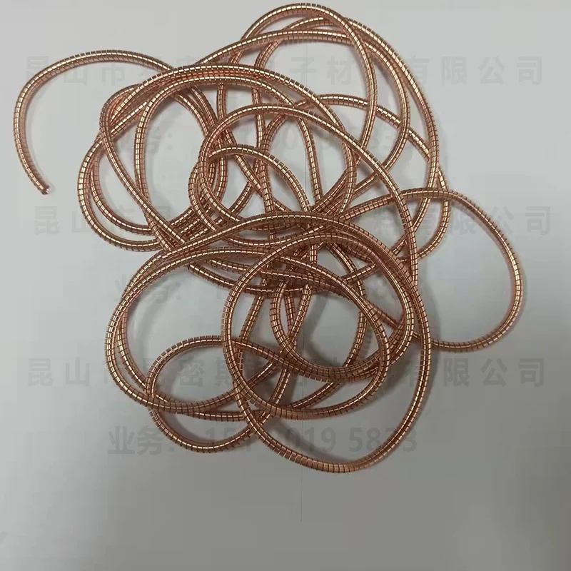 High Elasticity EMI Shielding Spiral Gasket Spiral Spring Gasket Suitable For Semiconductor Manufacturing Equipment