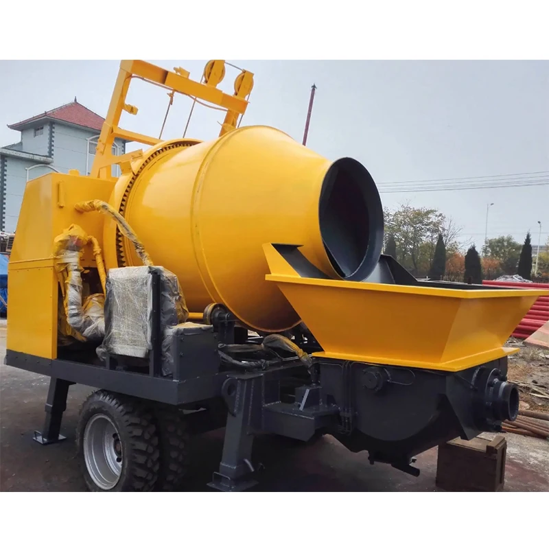 Mobile Concrete Pump Remote Control Fixed Truck Model Clamp Car Pipe Prices 50m3 Concrete Mixer Pump