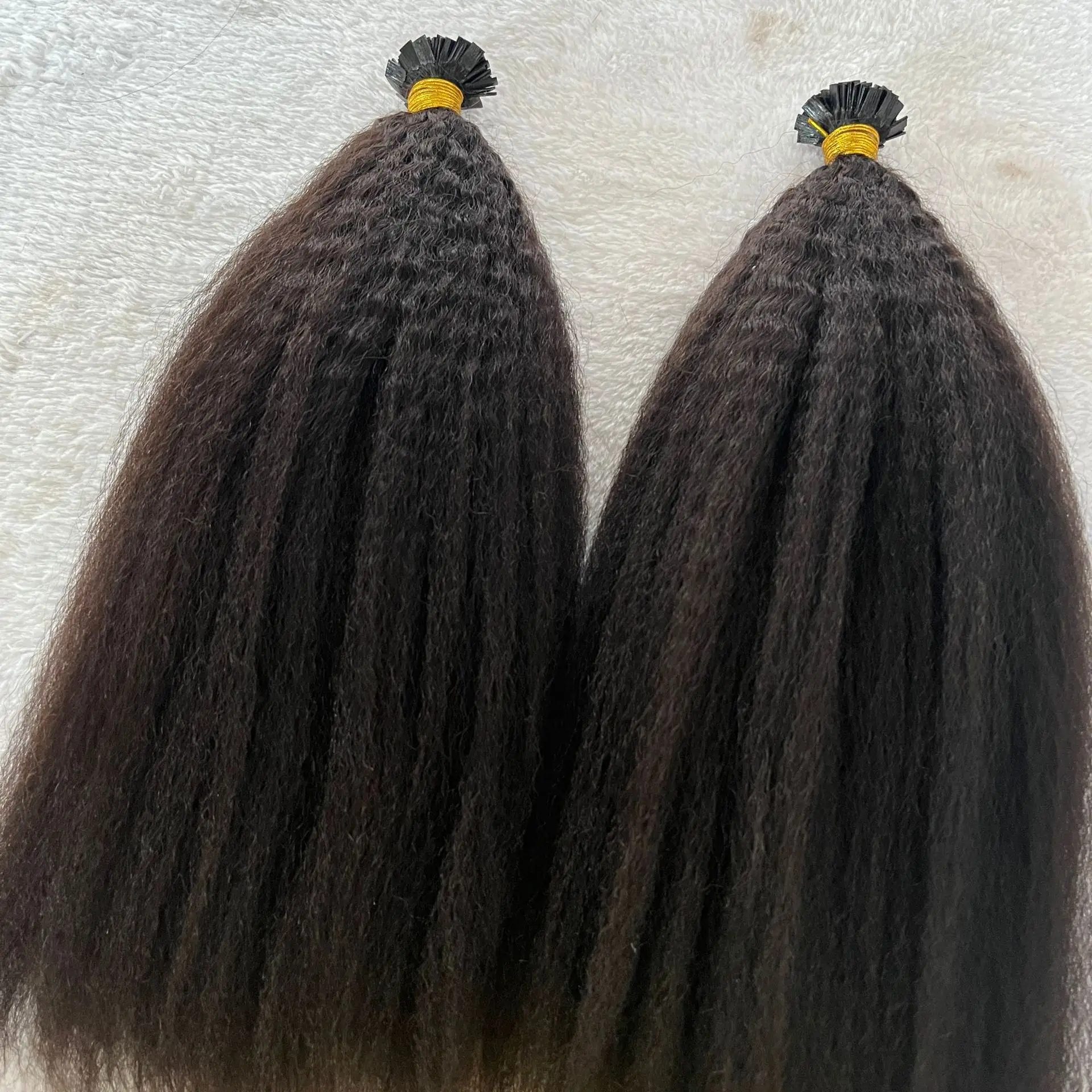 Most Popular Factory Price Buy Wholesale U V Fan Y I tip keratin 100% human hair keratin bond hair extensions
