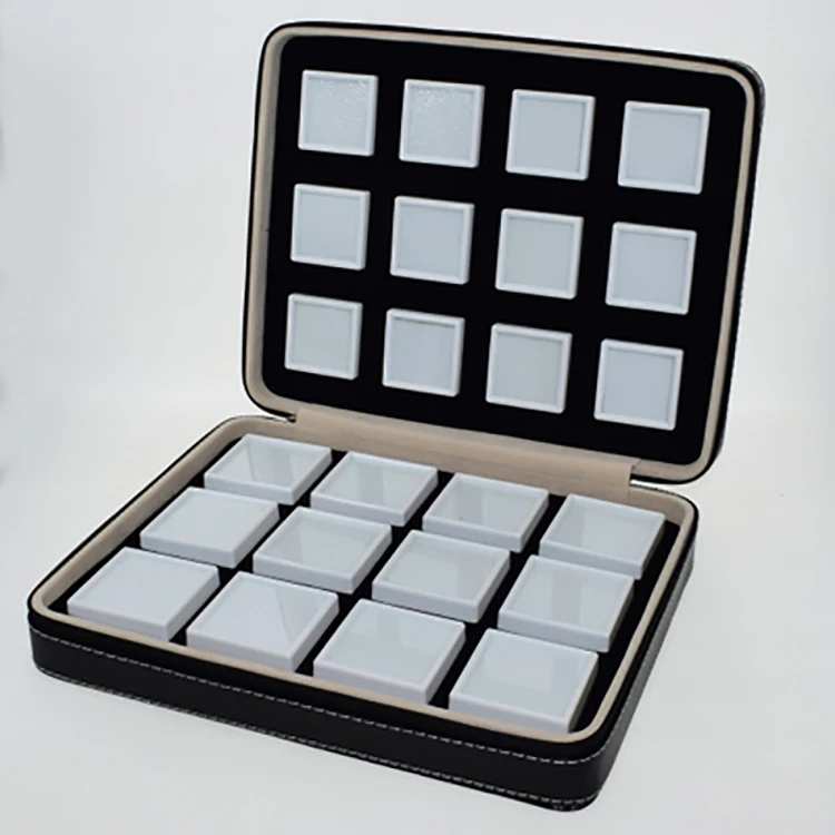 with zipper bag jewelry display storage acrylic box jewelry storage box