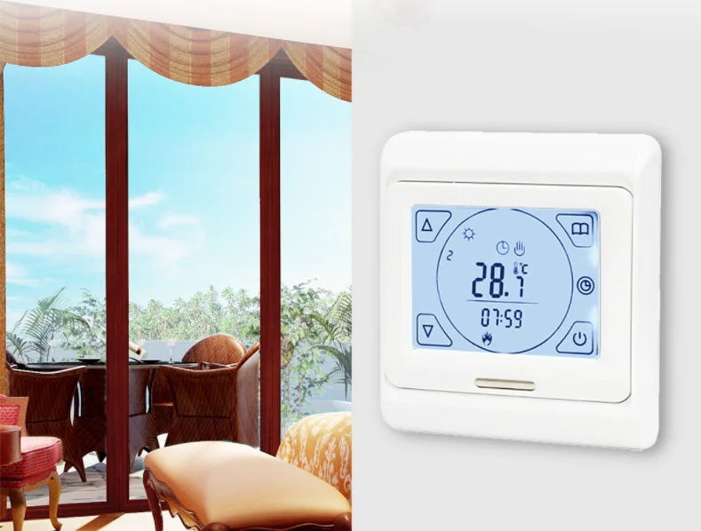 M9(E91) 16A thermostat 220v temperature controller radiant floor heating thermostat