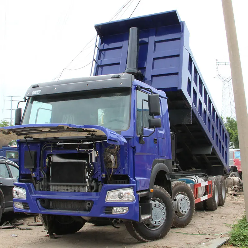 China uesd  Howo 6x4 20cbm Manual Transmission Diesel Dump Truck Truck 12 wheel dump truck