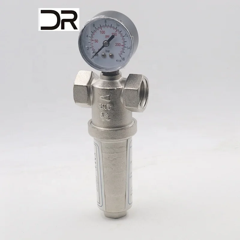 Forged brass strainer valve with hose ball valve