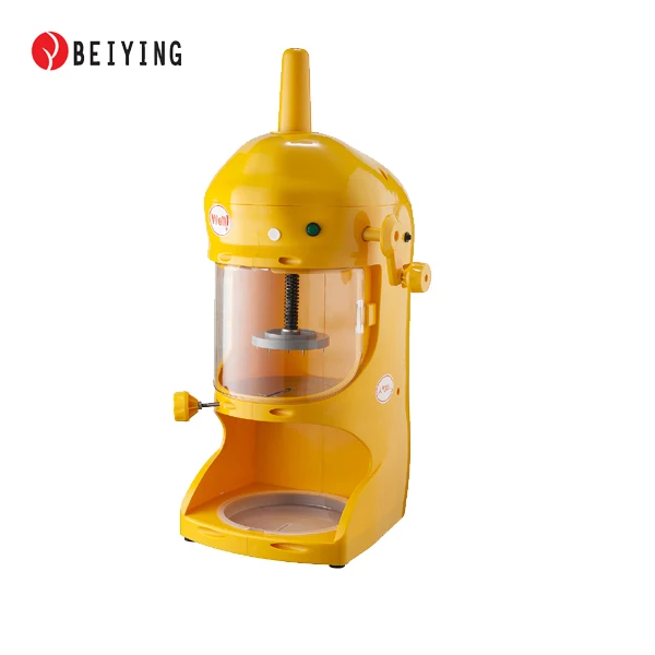 
New Design Snow Ice Slicer Colorful Manual Commercial Automatic Ice Shaver Machine 